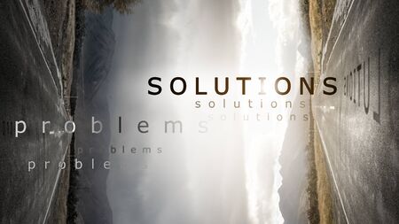 Two roads as concept of choosing problem solution way
