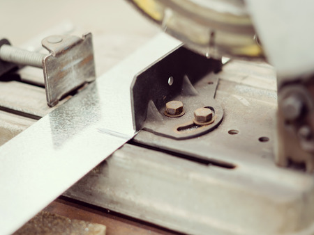 portrait of asian worker in production plant working on the factory floorの写真素材