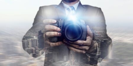 It all starts with a picture . Mixed mediaの写真素材