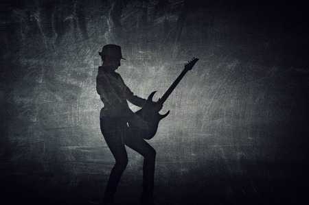 Music is her lifestyle . Mixed mediaの写真素材