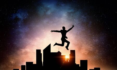 Active life position . Mixed mediaの写真素材