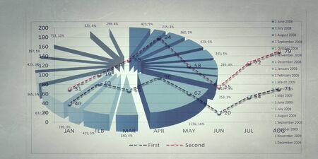 Analysis of sales data . Mixed media