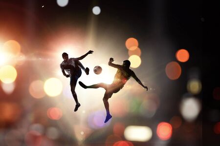 It is game time . Mixed mediaの写真素材