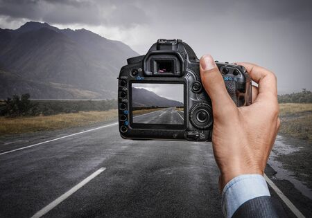 It all starts with a picture . Mixed mediaの写真素材