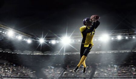 American football playerの写真素材