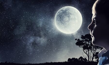 Exploring this great world . Mixed mediaの写真素材