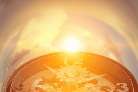 When time is passing . Mixed mediaの写真素材