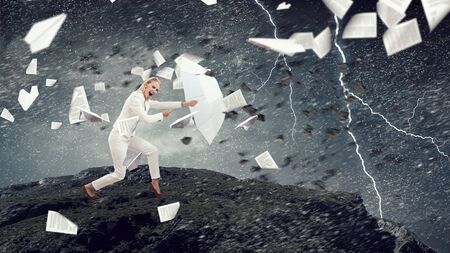 Strong enough to challenge it . Mixed mediaの写真素材