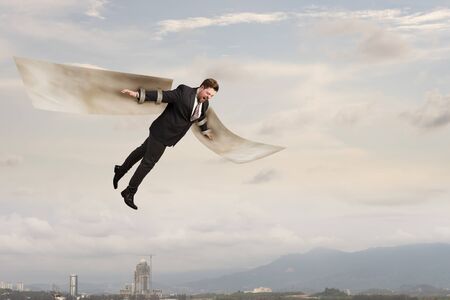 Feeling free and happy . Mixed mediaの写真素材