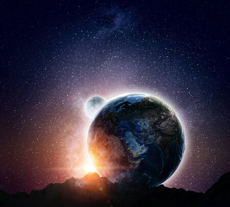 Our unique universe . Mixed mediaの写真素材