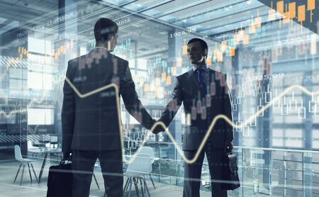 Nice to meet you partner . Mixed mediaの写真素材