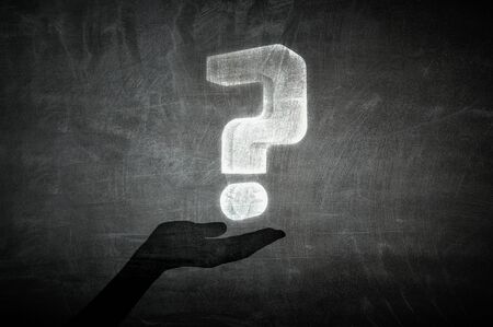 Answer all your questions . Mixed mediaの写真素材