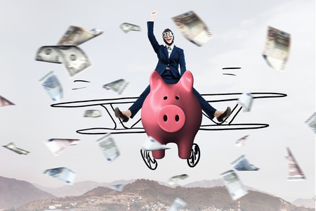 Make your savings work for you . Mixed mediaの写真素材