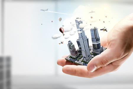 My new development project    . Mixed mediaの写真素材