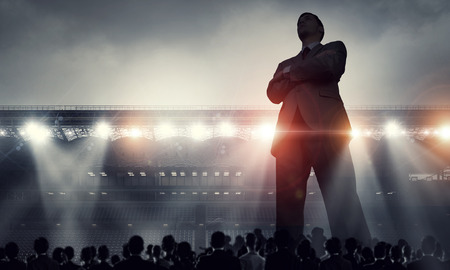 He is big boss and has power    . Mixed mediaの写真素材