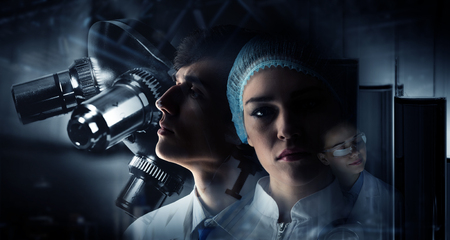 Innovative technologies in science and medicine. Mixed media . Mixed mediaの写真素材