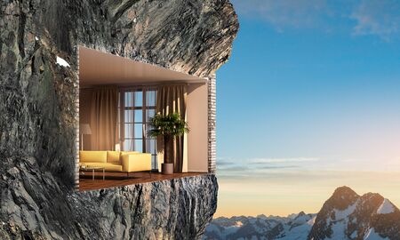 Realize your interior dream. Mixed media . Mixed mediaの写真素材