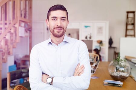 Young man in offfice
