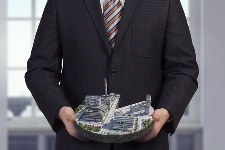 Concept of industrial constructionの写真素材