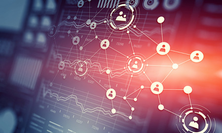 Modern connection technologies background