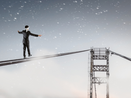 Risky and determined to do itの写真素材