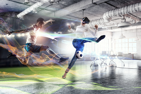Most impressive entertainment technologies. Mixed mediaの写真素材