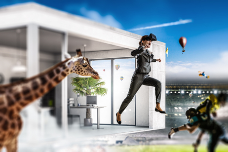 Most impressive entertainment technologies. Mixed mediaの写真素材