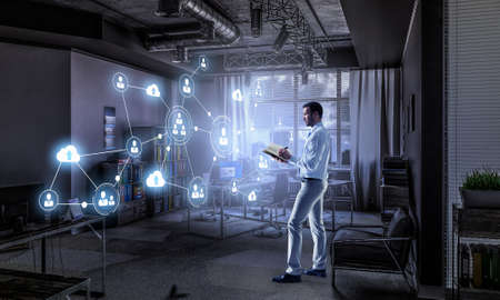 Social networking technologies. Mixed media