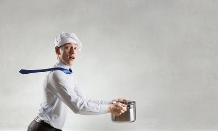 His recipe of success . Mixed mediaの写真素材