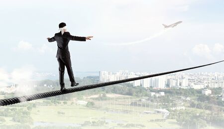 Risky and determined to do itの写真素材