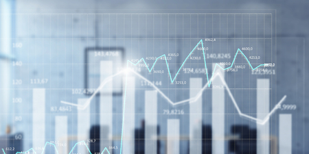 Sales dynamics and growth concept