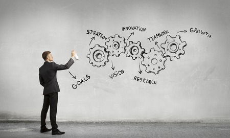 Concept of teamwork and cooperationの写真素材