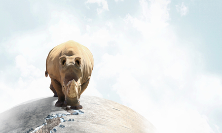 Heavy duty transport. Mixed mediaの写真素材