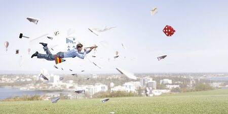 In search of perspectivesの写真素材