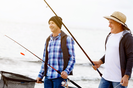 Picture of fishermanの写真素材