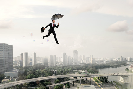 Happiness as state of mindの写真素材