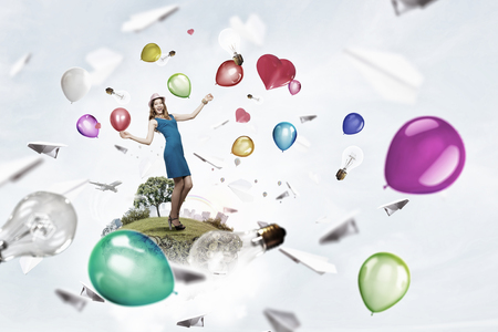 Celebrating success or anniversaryの写真素材