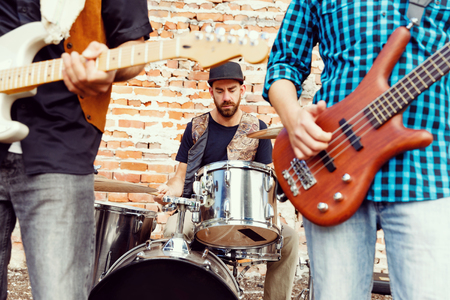 Feel the musicの写真素材