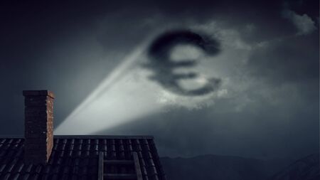 Euro currency signの写真素材