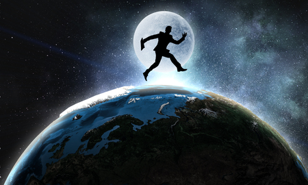 This business world is so big . Mixed mediaの写真素材