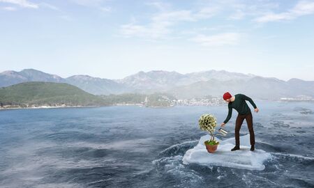 Invest right for better future . Mixed mediaの写真素材