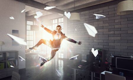 He is got the deal . Mixed mediaの写真素材