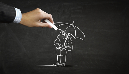 Cartoon image of business personageの写真素材