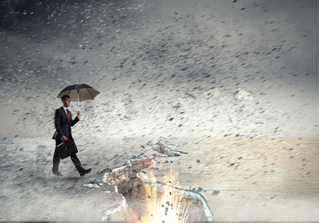 Determined to face any challenge. Mixed mediaの写真素材