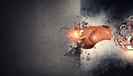 Boxing glove surprise . Mixed mediaの写真素材