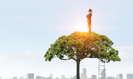 Green eco life. Mixed media . Mixed mediaの写真素材