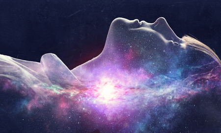 Mystery of space worldの写真素材