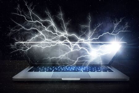 Concept of computer problemの写真素材