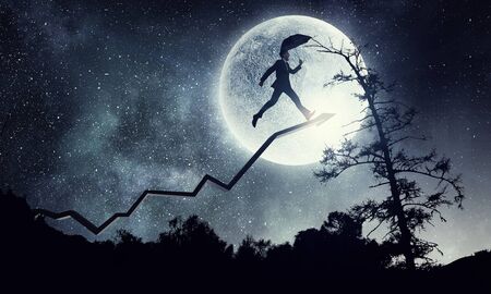 Escape from daily routine . Mixed mediaの写真素材