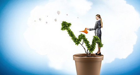 Invest to increase your incomes. Mixed mediaの写真素材